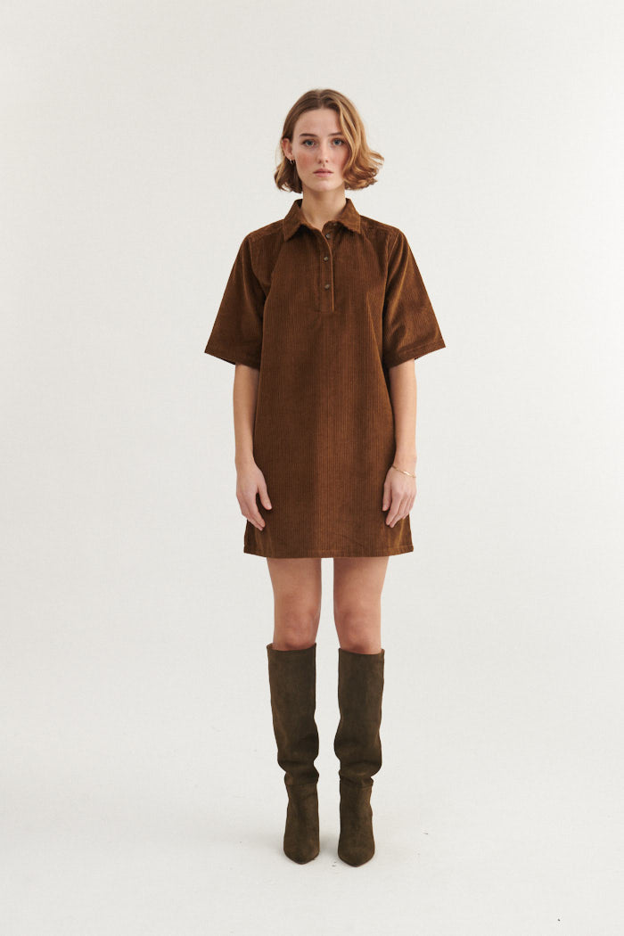 Basic Apparel Isa Polo Dress Kjoler 620 Desert palm